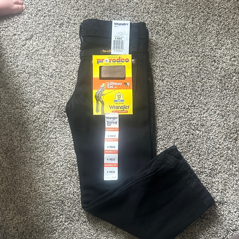 Wrangler Kids Black Jeans